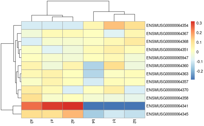 heatmap plot mouseMT